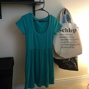 Urban Outfitters BDG Turquoise Skater Dress Sz M
